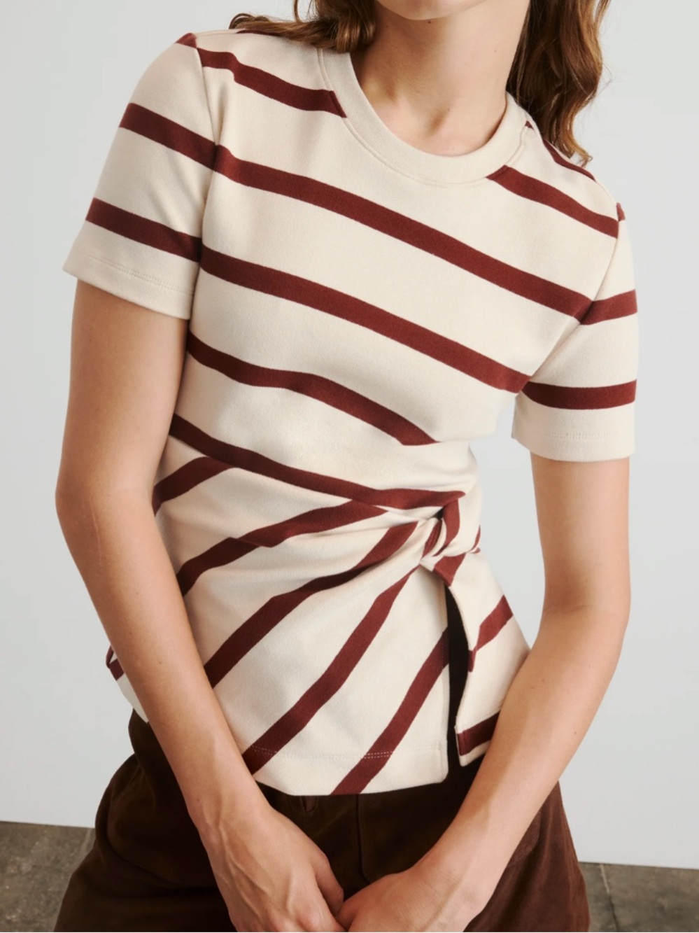 Tanya Taylor SHORT SLEEVE CARLITA TOP
